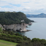 Coastal approach to Cathedral Cove