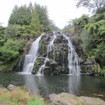 Waterfall along the rail trail, Karangahake Gorge