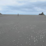 Black sand beach at Karekare