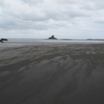 Whatipu Beach of black sand