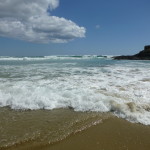 Inviting waters at the cove near Reinga