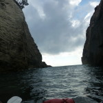 Barreling through by kayak