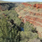 View from the edge at Dales Gorge, Karijini