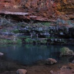 Circular Pool at end of day, Dales Gorge