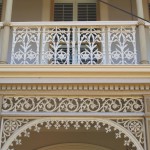 Cast iron filigree in East Melbourne