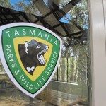 Tasmanian Devil on Parks & Wildlife emblem