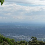 Looking back at Melbourne from Mt. Dandenong