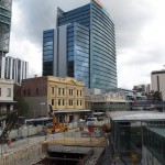 Tunneling new train line in Perth