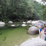 Swimming hole, Mossman River in the gorge