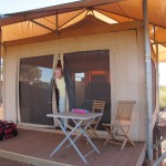 Our eco-tent at Karijini