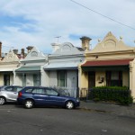 Simple row houses on Richardson Street, Carlton