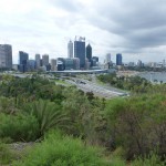Viewing the city at Kings Park