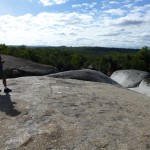 Rock hopping at Granite Gorge