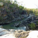 The river reappears at Granite Gorge