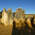Forms at the Pinnacles: woman at a dressing table? (With us child-like)