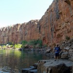 Steep cliffs at Berkeley River cove