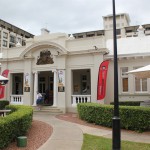 Back deck of Courthouse Hotel, by day