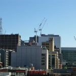 Building up the city, crane by crane