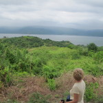 The view from up high near Taal crater