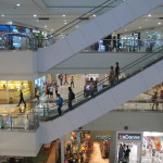 The glitzy Robinsons Mall straddling Ermita and Malate districts of Manila