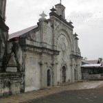 San Guillermo church half-buried in ash by Pinatubo in 1991
