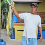 Fresh fish for dinner at Moalboal