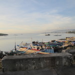 Floating market by the bridge to Panglao Island