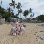 The village at Apo Island, seemingly leagues away