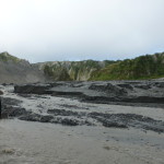 Our jeep searches out a trail through the streams on the way up Pinatubo