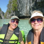 Kayaking in Big Lagoon, Miniloc,