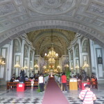 The interior of San Agustin Church, Manila