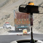 Sharing the road, Leh-Manali highway