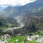 Entering Manali on Leh-Manali highway