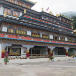 Plaza and entry to prayer hall, Druk Sangag Choling Monastery