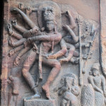 6th century many-armed dancing Shiva, Badami Caves