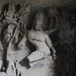 8th century dancing Shiva, Elephanta Cave
