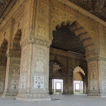 Elaborate decoration of private imperial chamber Red Fort