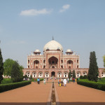 16th century tomb of Mughal leader Humayun, model for Taj Mahal