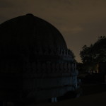 Night view, the tombs of Hauz Khas