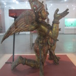Winged Garuda, the carrier of Vishnu