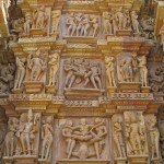 The tantric panels linking outer to inner halls, Kandariya Mahadev 