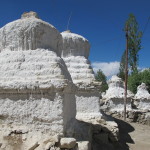 Melting chortens, Leh, Ladakh