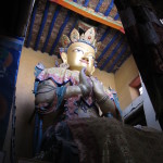 Two-story tall Buddha, Namgyal Tsemo Monastery, Leh