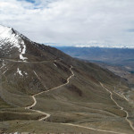 View from near Khardungla, north of Leh, highest drivable road in world