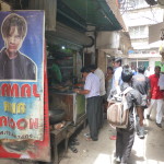 Food stalls line the lanes of Paharganj