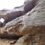 Sandstone shelters at Bhimbetka