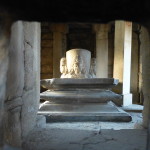 Four faced Shiva as a lingam within inner sanctum