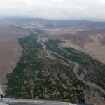 Desert and irrigated fields near Leh