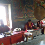 Time for prayer at Lamayuru Monastery