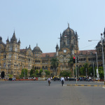 The CST Railway station, Mumbai